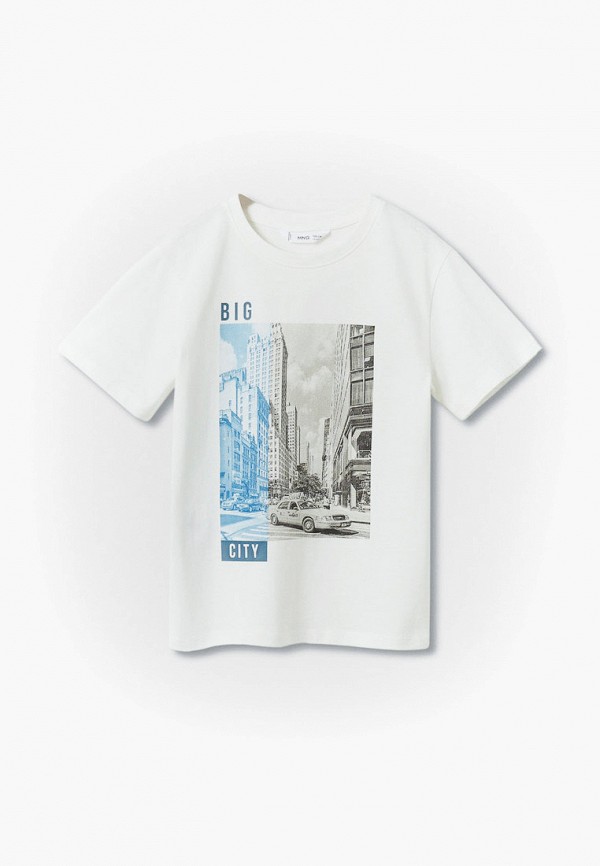 

Футболка Mango Kids, Белый, Mango Kids RTLAAZ314001