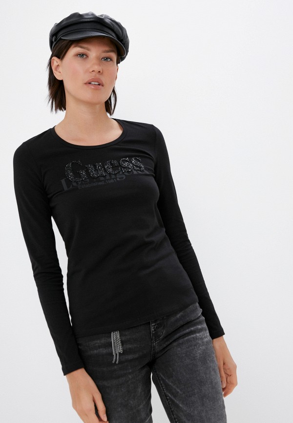 

Лонгслив Guess Jeans, Черный