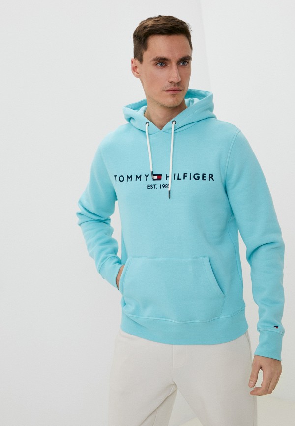 Худи Tommy Hilfiger голубой MW0MW11599 RTLAAZ348901