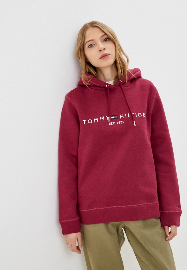 Худи Tommy Hilfiger бордовый WW0WW26410 RTLAAZ357402