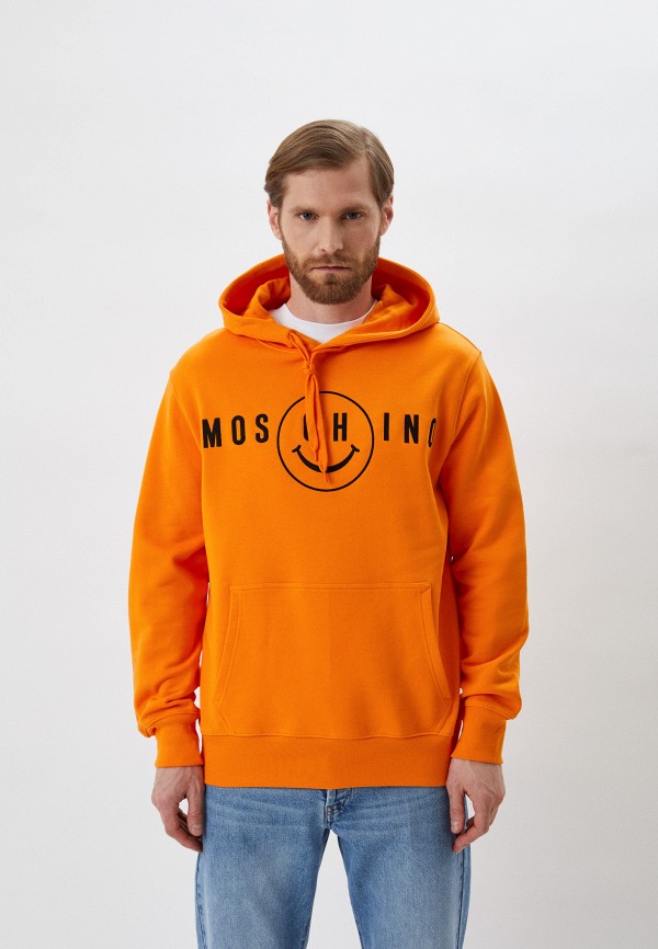 Худи Moschino Couture оранжевого цвета
