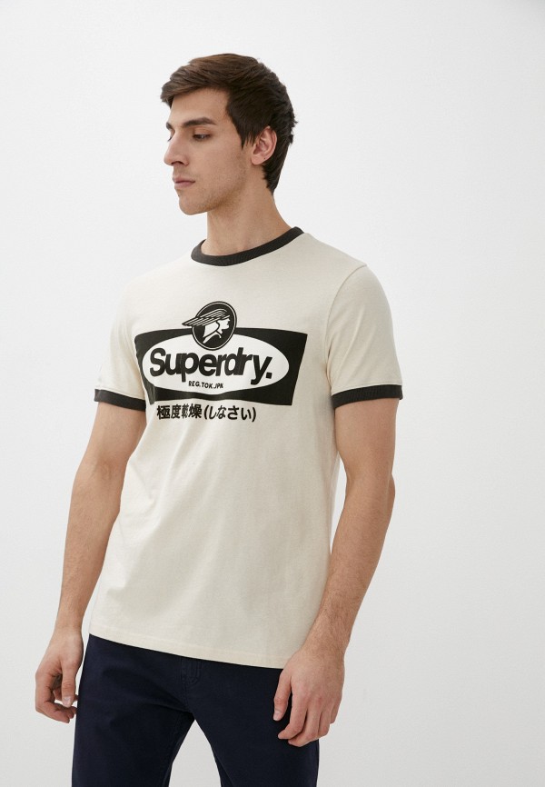

Футболка Superdry, Бежевый
