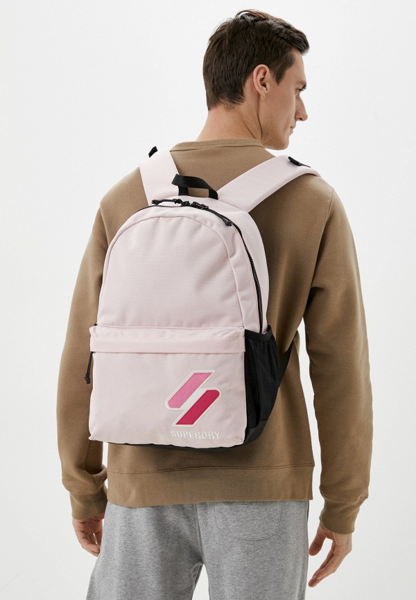 Рюкзак Superdry розовый, размер 00, фото 4