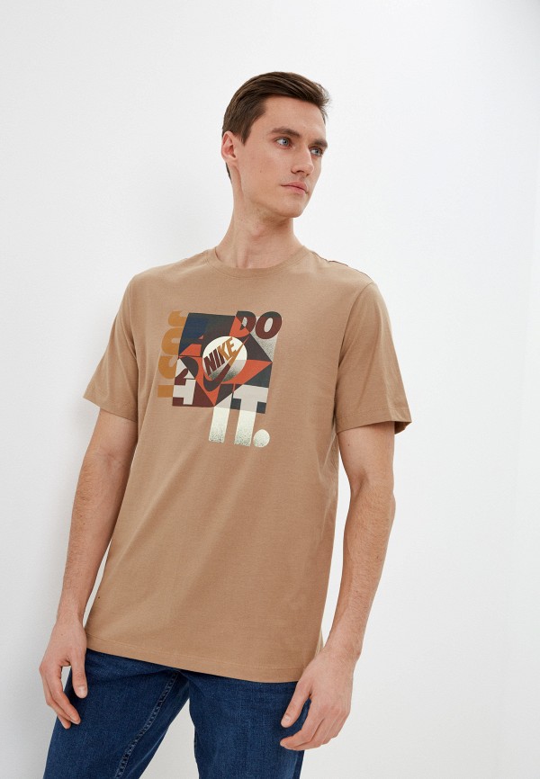 

Футболка Nike, Бежевый, M NSW TEE JDI BRAND RIFF