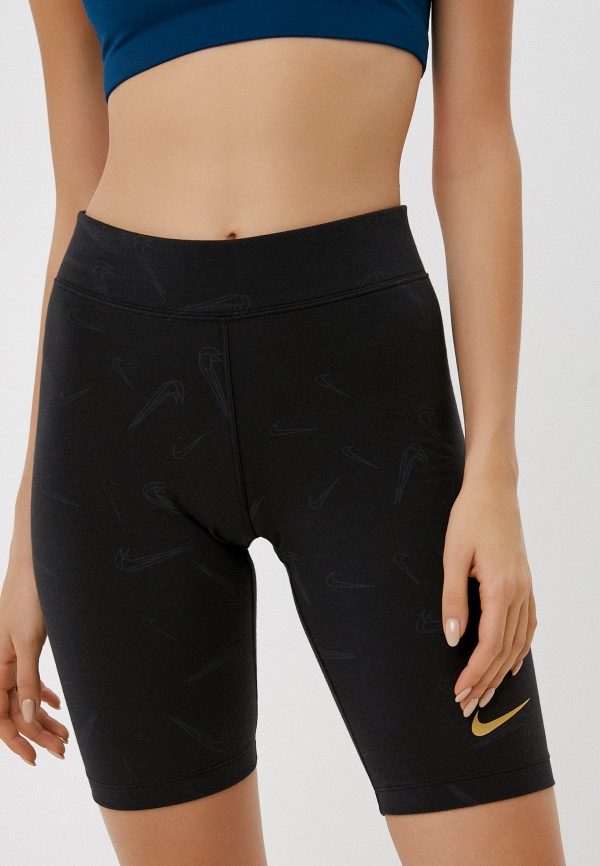 

Шорты компрессионные Nike, Черный, W NSW SHORT AOP PRNT