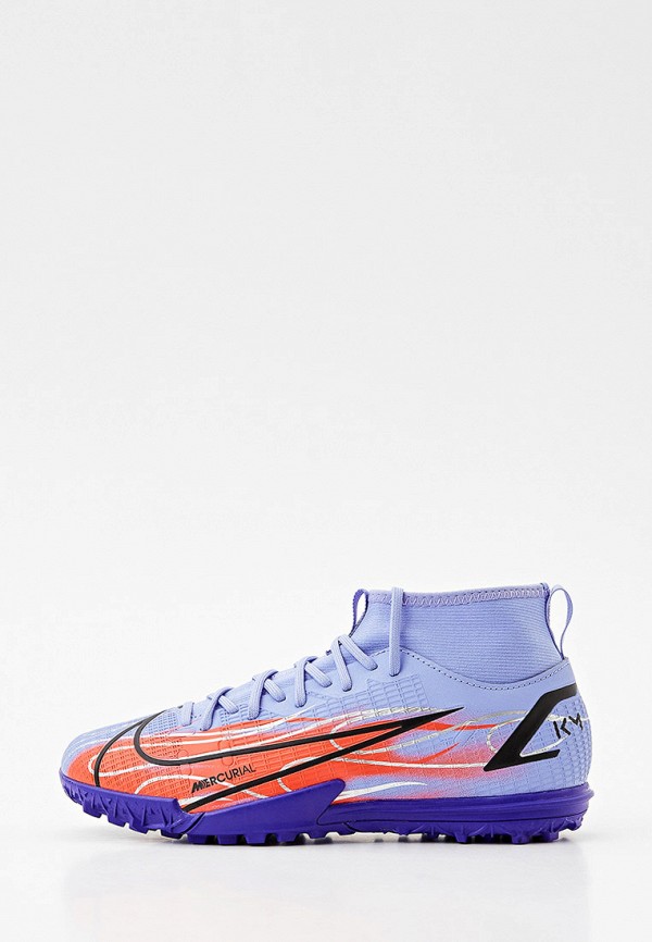 

Шиповки Nike, Фиолетовый, JR SUPERFLY 8 ACADEMY KM TF