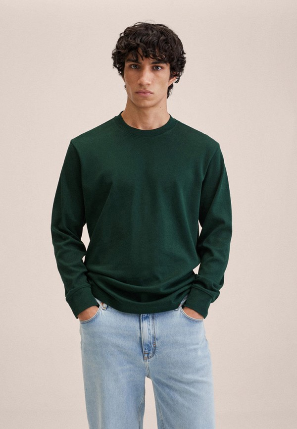 

Лонгслив Mango Man, Зеленый, Mango Man RTLAAZ490601