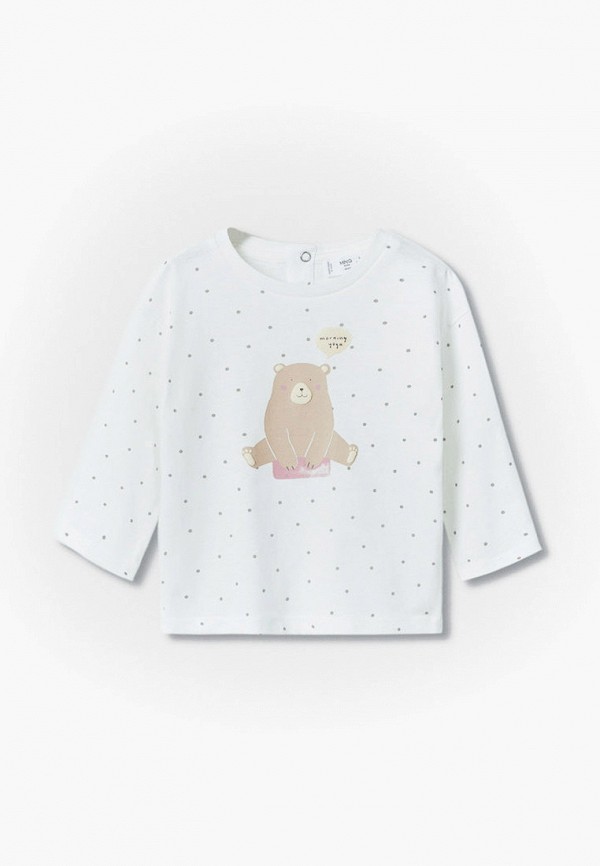 

Лонгслив Mango Kids, Белый, Mango Kids RTLAAZ507101