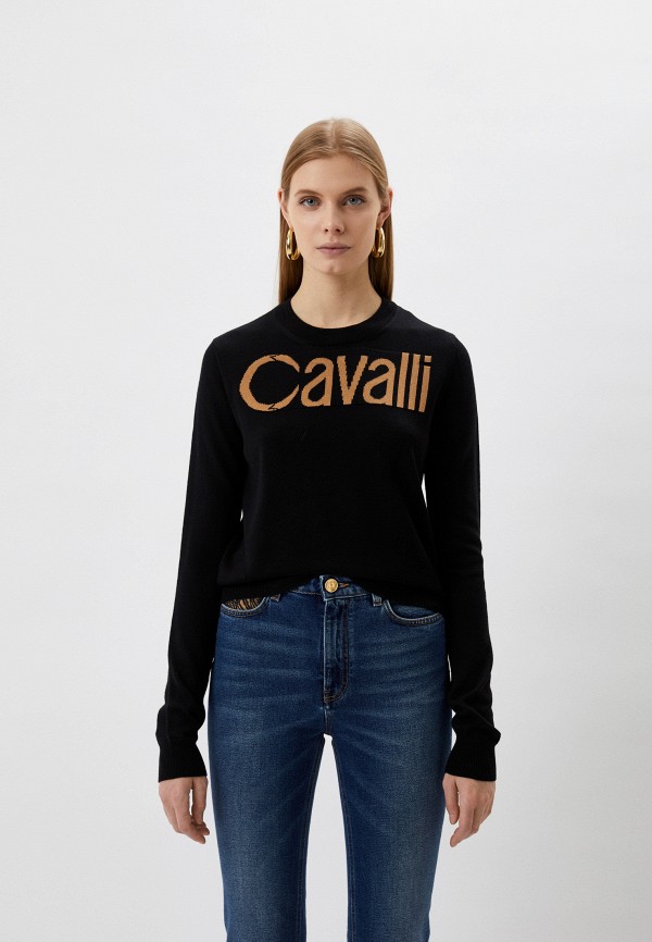 Джемпер Roberto Cavalli черный NQM611-MQ001 RTLAAZ510001