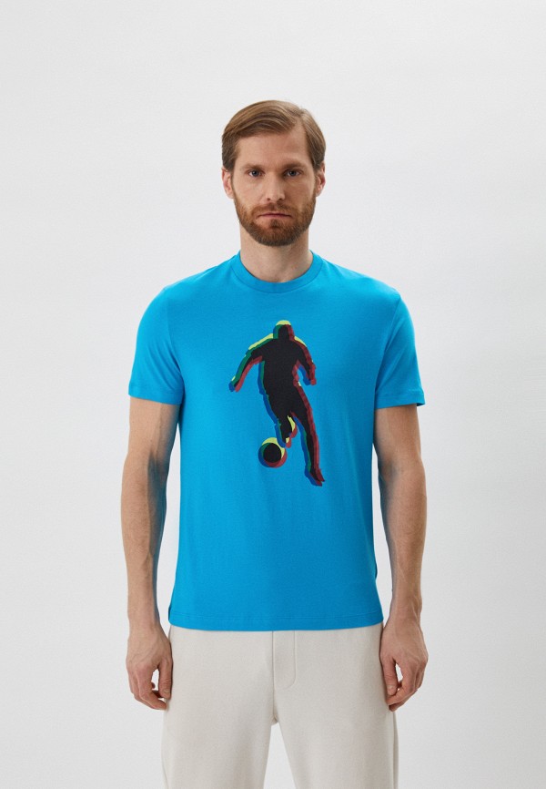 

Футболка Bikkembergs, Голубой