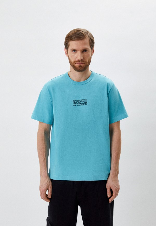 

Футболка Helmut Lang, Бирюзовый, Helmut Lang RTLAAZ525201
