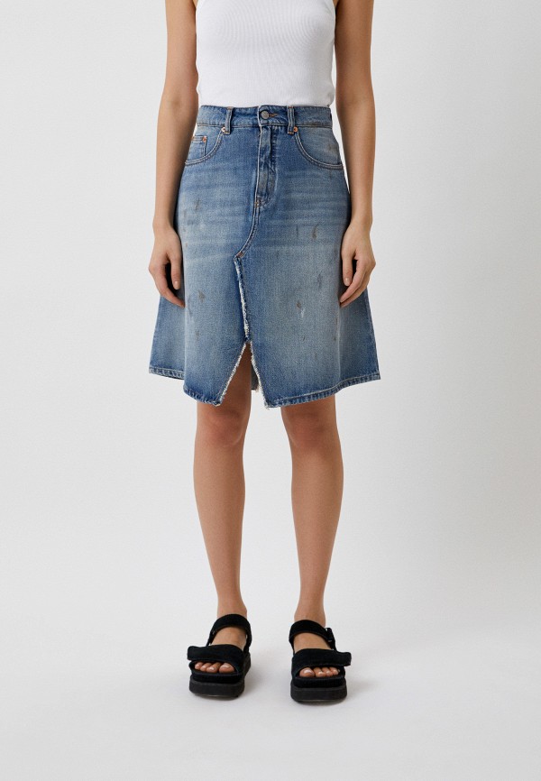 

Юбка джинсовая MM6 Maison Margiela, Голубой