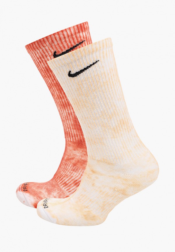 

Носки 2 пары Nike, Разноцветный, U NK EVERYDAY PLUS CUSH CREW