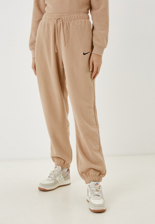 

Брюки спортивные Nike, Бежевый, W NSW ESSNTL PLSH HR JGGR