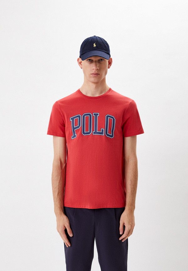 Футболка Polo Ralph Lauren красного цвета