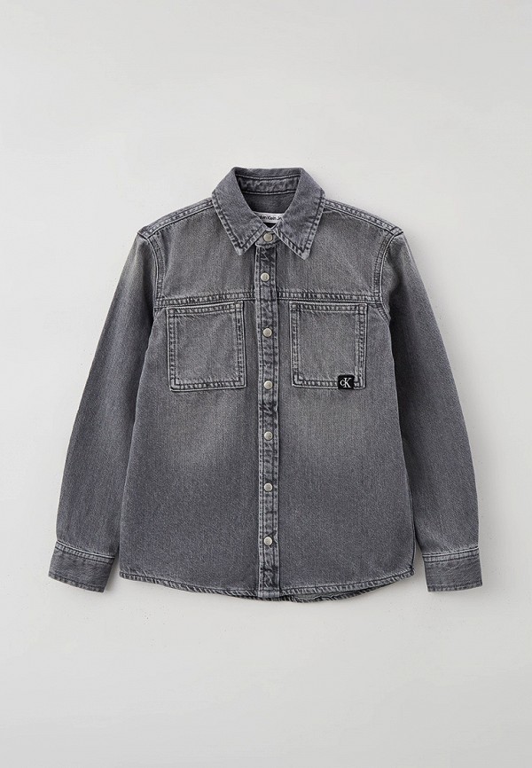 

Рубашка джинсовая Calvin Klein Jeans, Серый, Calvin Klein Jeans RTLAAZ862601