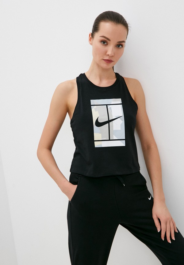 

Майка Nike, Черный, W NKCT TANK SSNL COURT