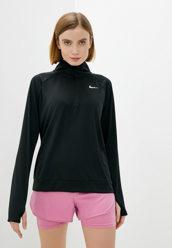 

Лонгслив спортивный Nike, Черный, W NK DF PACER HZ