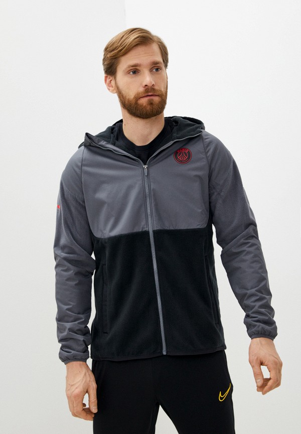 

Куртка спортивная Nike, Серый, PSG MNK WNTR AWF HD JKT WVN CL