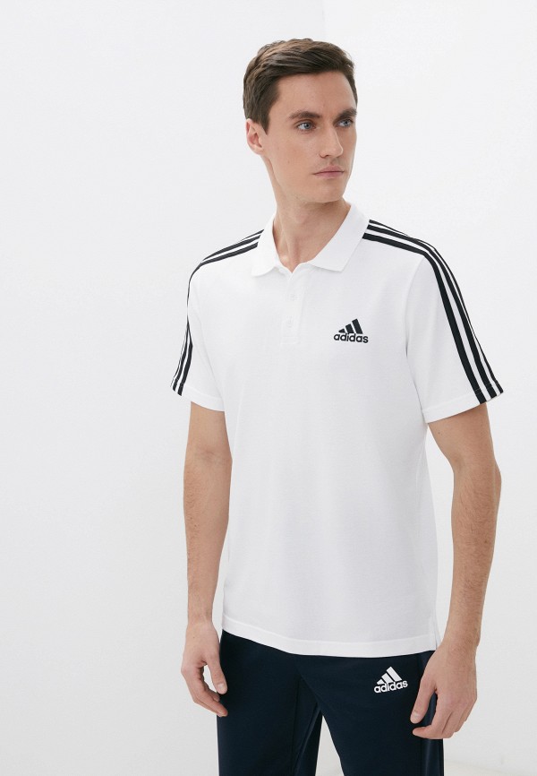 

Поло adidas, Белый, M 3S PQ PS