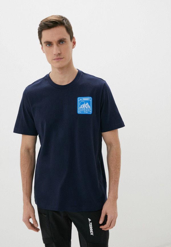 

Футболка adidas, Синий, adidas RTLABA052901