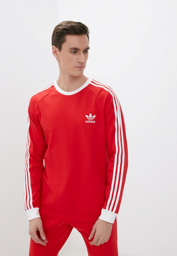 

Лонгслив adidas Originals, Красный, 3-STRIPES LS T