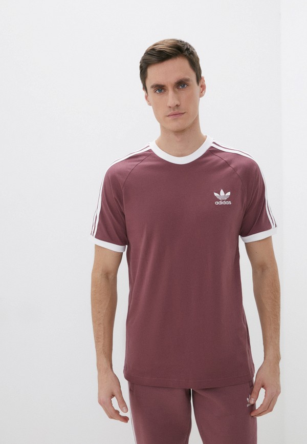 

Футболка adidas Originals, Бордовый, 3-STRIPES TEE