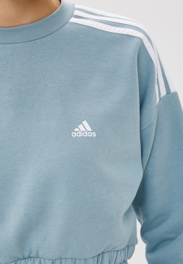 Свитшот adidas голубой, размер 54, фото 4