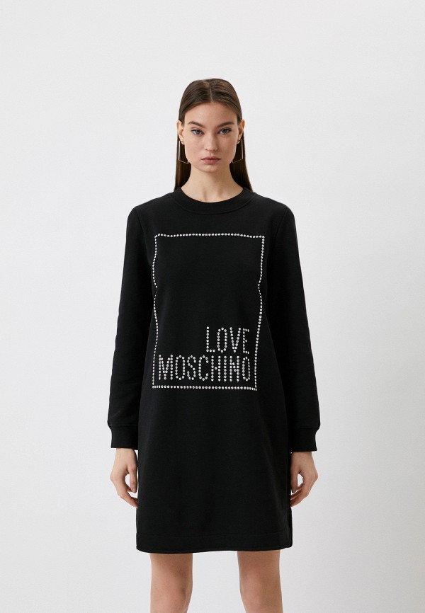 Платье Love Moschino черный W5B9701M4055 RTLABA069401