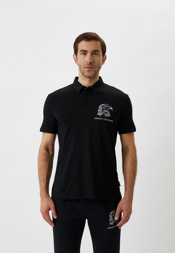 

Поло Armani Exchange, Черный, Armani Exchange RTLABA174401