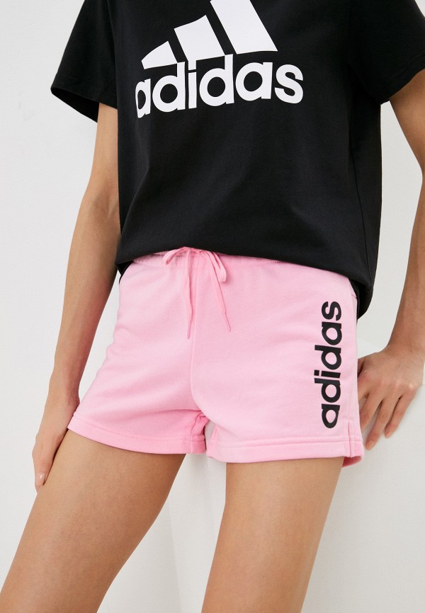 

Шорты спортивные adidas, Розовый, W LIN FT SHO