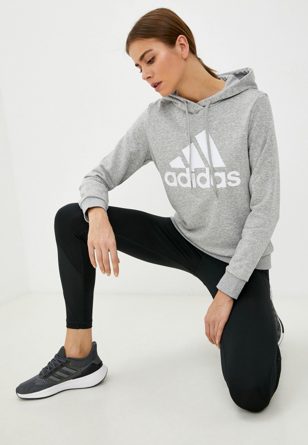 

Худи adidas, Серый, W BL FT HD
