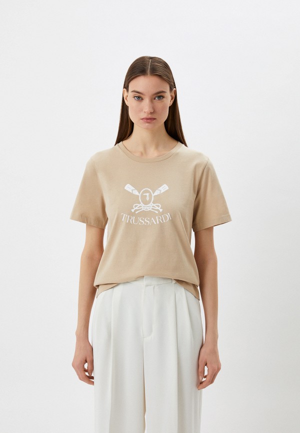 

Футболка Trussardi, Бежевый, Trussardi RTLABA215201