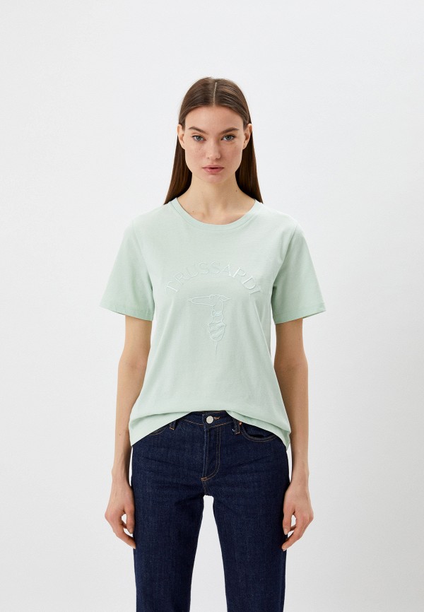 

Футболка Trussardi, Зеленый, Trussardi RTLABA220301