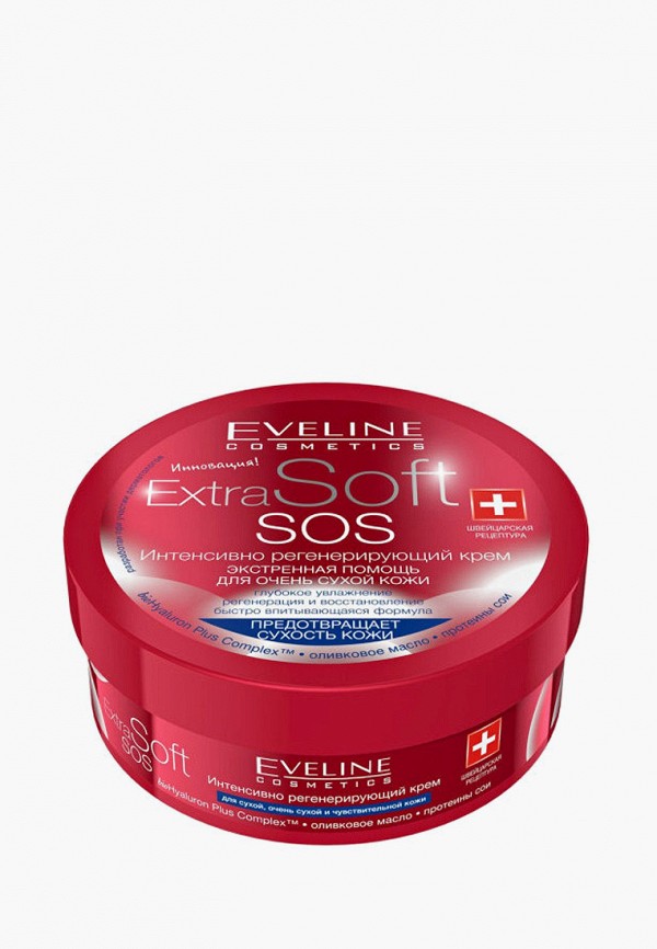 

Крем для тела Eveline Cosmetics, Прозрачный, СОС! интенсивно регенерирующий крем серии ЭКСТРА СОФТ 200 мл