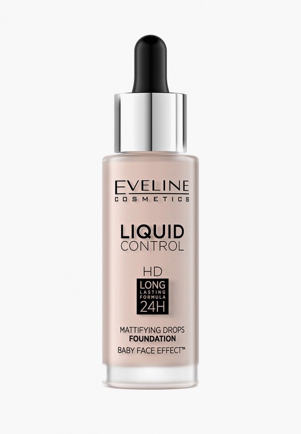 

Тональное средство Eveline Cosmetics, Розовый, ИННОВАЦИОННАЯ ЖИДКАЯ ТОНАЛЬНАЯ ОСНОВА №005 - IVORY серии LIQUID CONTROL, 32 мл