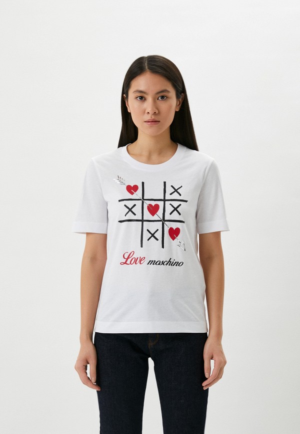 

Футболка Love Moschino, Белый, Love Moschino RTLABA266101
