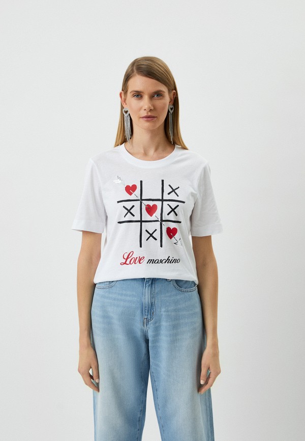 

Футболка Love Moschino, Белый