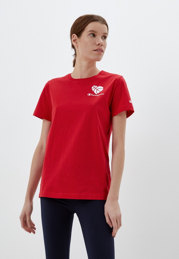 

Футболка Champion, Красный, LEGACY C-LOVE Crewneck T-Shirt