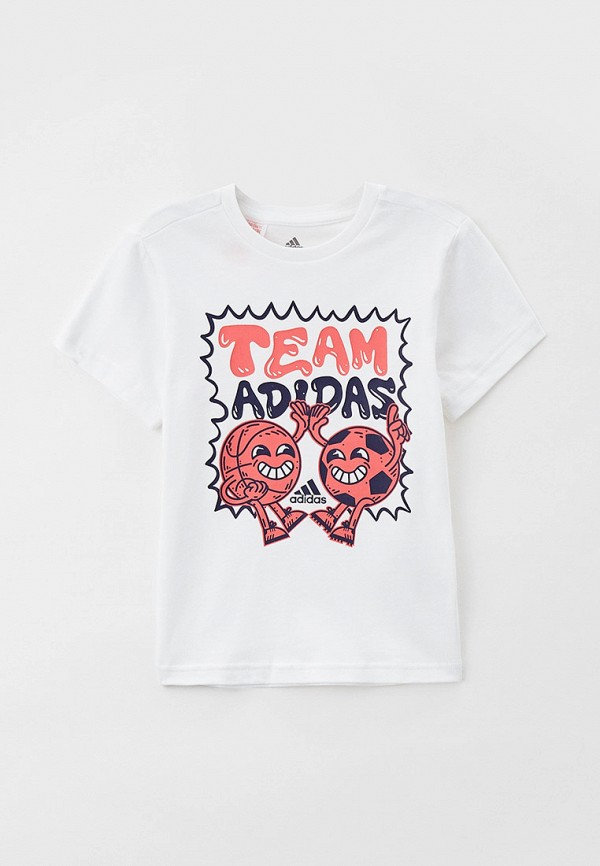 

Футболка adidas, Белый, B TEAM G T