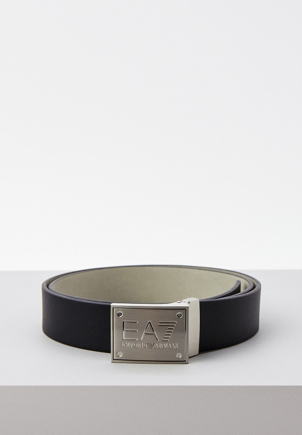 

Ремень EA7, Черный, PLATE BELT