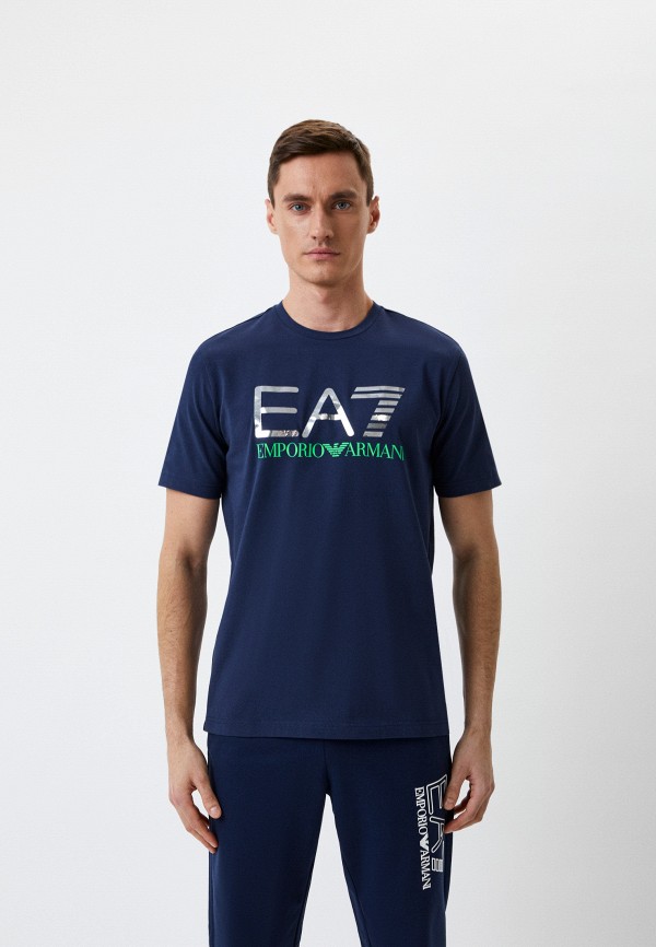 Футболка EA7 синий 3LPT36 PJ5MZ RTLABA324101