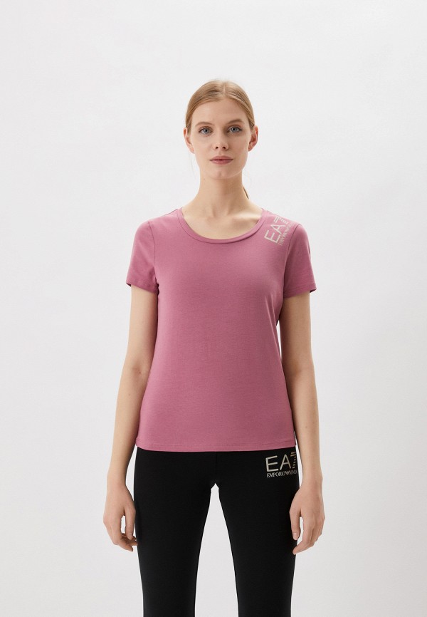 

Футболка EA7, Розовый, CORE LADY
