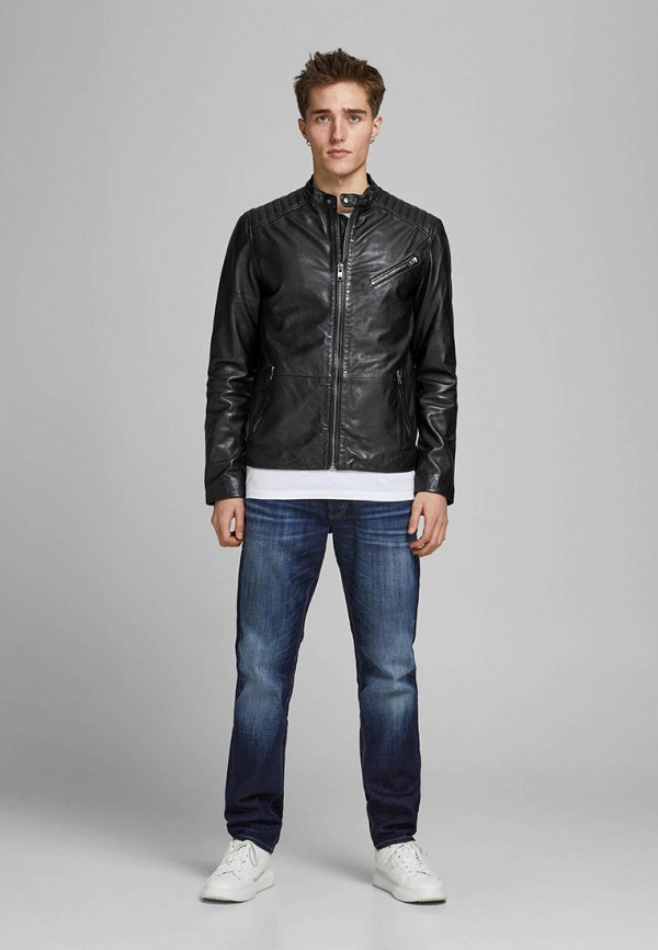 фото Куртка кожаная jack & jones