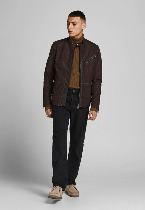 фото Куртка кожаная jack & jones