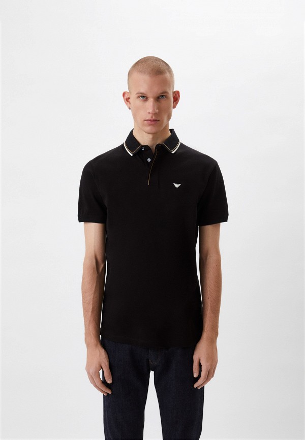 

Поло Emporio Armani, Черный