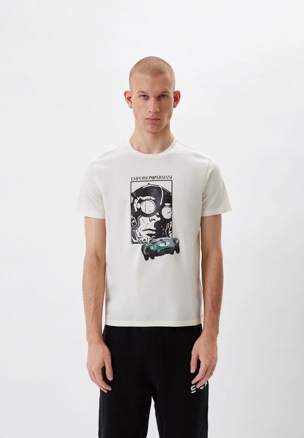 

Футболка Emporio Armani, Бежевый, Emporio Armani RTLABA421401