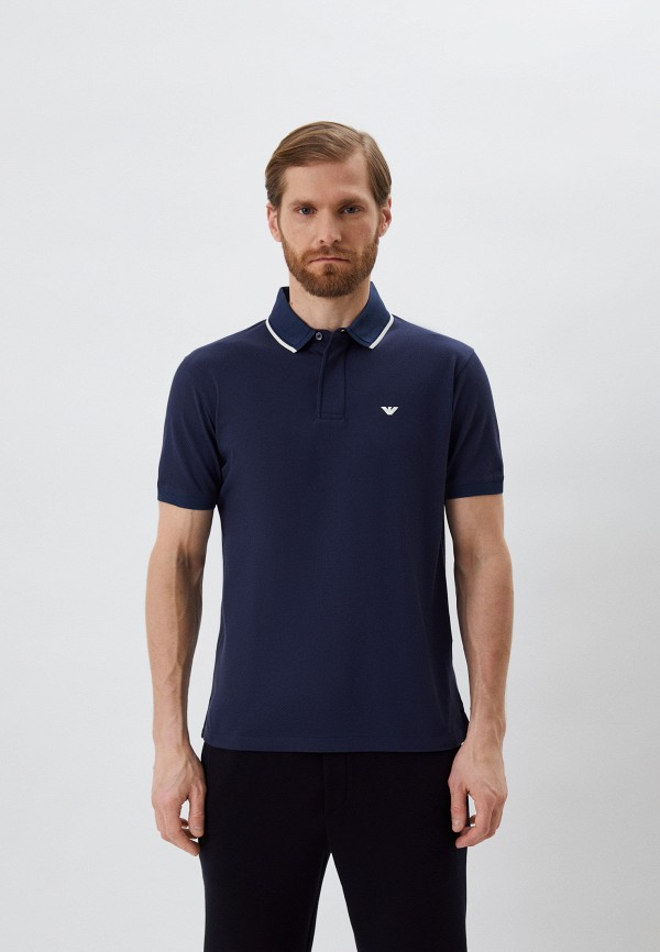 

Поло Emporio Armani, Синий