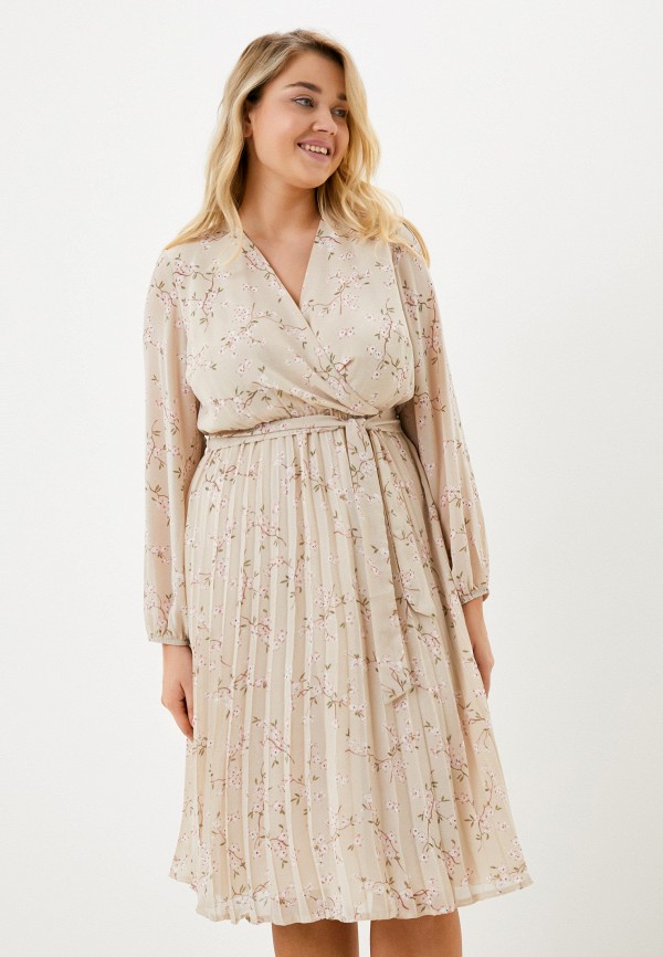 

Платье Moona Store, Бежевый, Moona Store RTLABA433701
