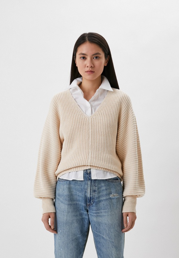 Пуловер Polo Ralph Lauren бежевого цвета